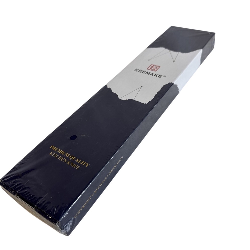 KEEMAKE Nakiri Knife 7 Inch Japanese Kitchen Knife with Sheath Professional Prep